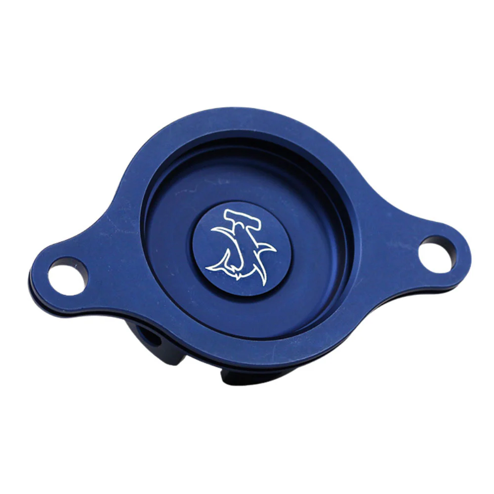 Hammerhead Oil Filter Cover - Blue