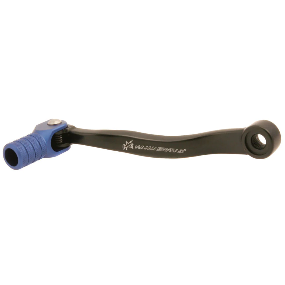 Hammerhead Forged Gear Lever Knurled Tip (+0mm) - Black / Blue