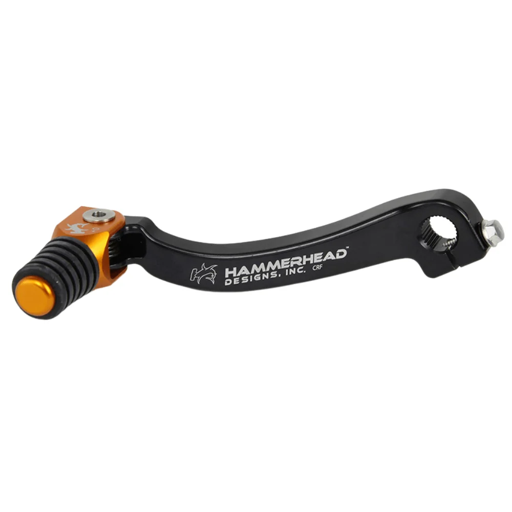 Hammerhead Husqvarna Orange Gear Lever With Customisable Rubber Tip FC 250 2017-2022 +10mm (boot size 11-12)