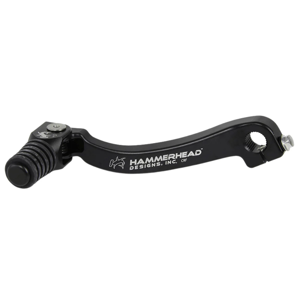 Hammerhead KTM Black Gear Lever With Customisable Rubber Tip 250 EXC Racing 2001-2005 +0mm (boot size 8-9)