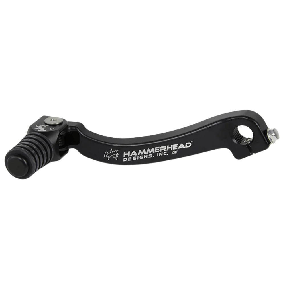 Hammerhead KTM Black Gear Lever With Customisable Rubber Tip 390 Duke White 2016 -5mm (boot size 7)