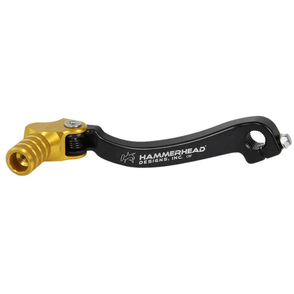 Hammerhead KTM Gold Wide Gear Lever With Customisable Knurled Tip 1090 Adventure 2018-2019 +15mm (boot size 13)