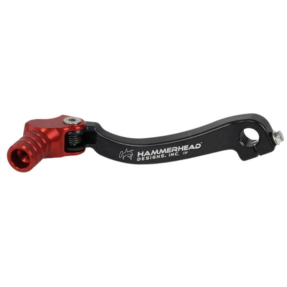 Hammerhead KTM Red Gear Lever With Customisable Knurled Tip 105 SX 2004 +20mm (boot size 14+)