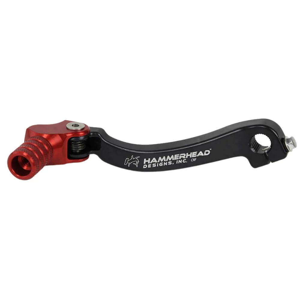 Hammerhead KTM Red Gear Lever With Customisable Knurled Tip 65 SX 2009-2022 +20mm (boot size 14+)