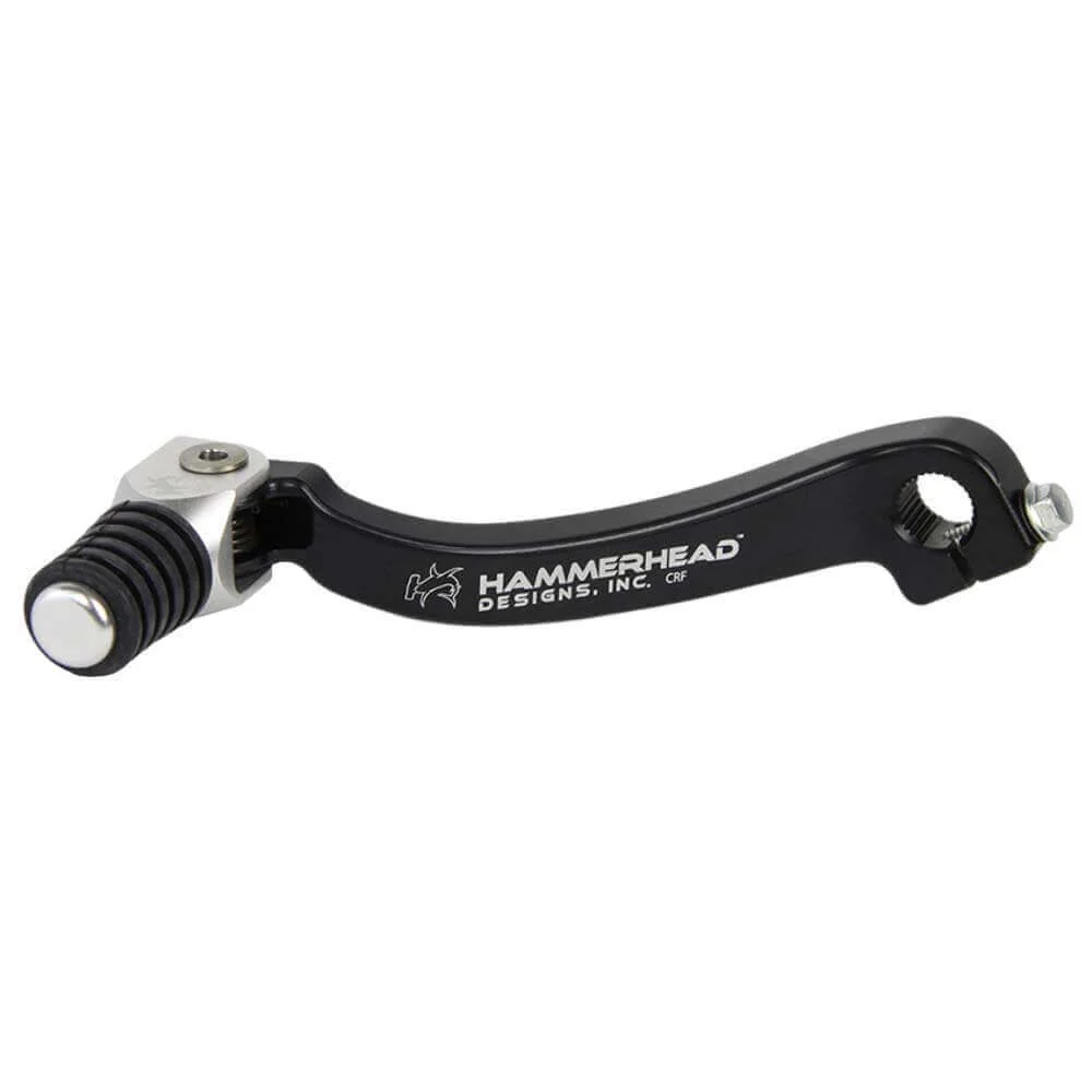 Hammerhead KTM Silver Gear Lever With Customisable Rubber Tip 125 EXC 1998-2000 +15mm (boot size 13)