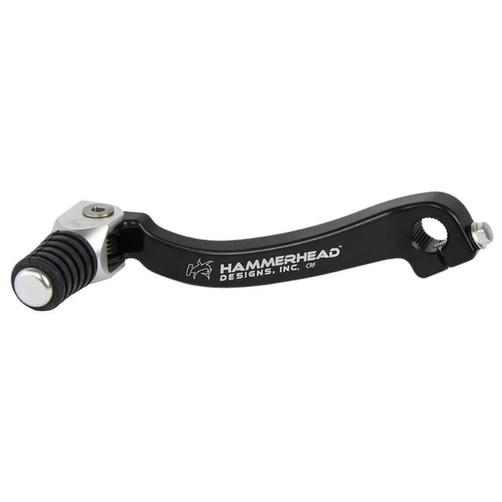 Hammerhead KTM Silver Gear Lever With Customisable Rubber Tip 125 EXC 2001-2003 +15mm (boot size 13)