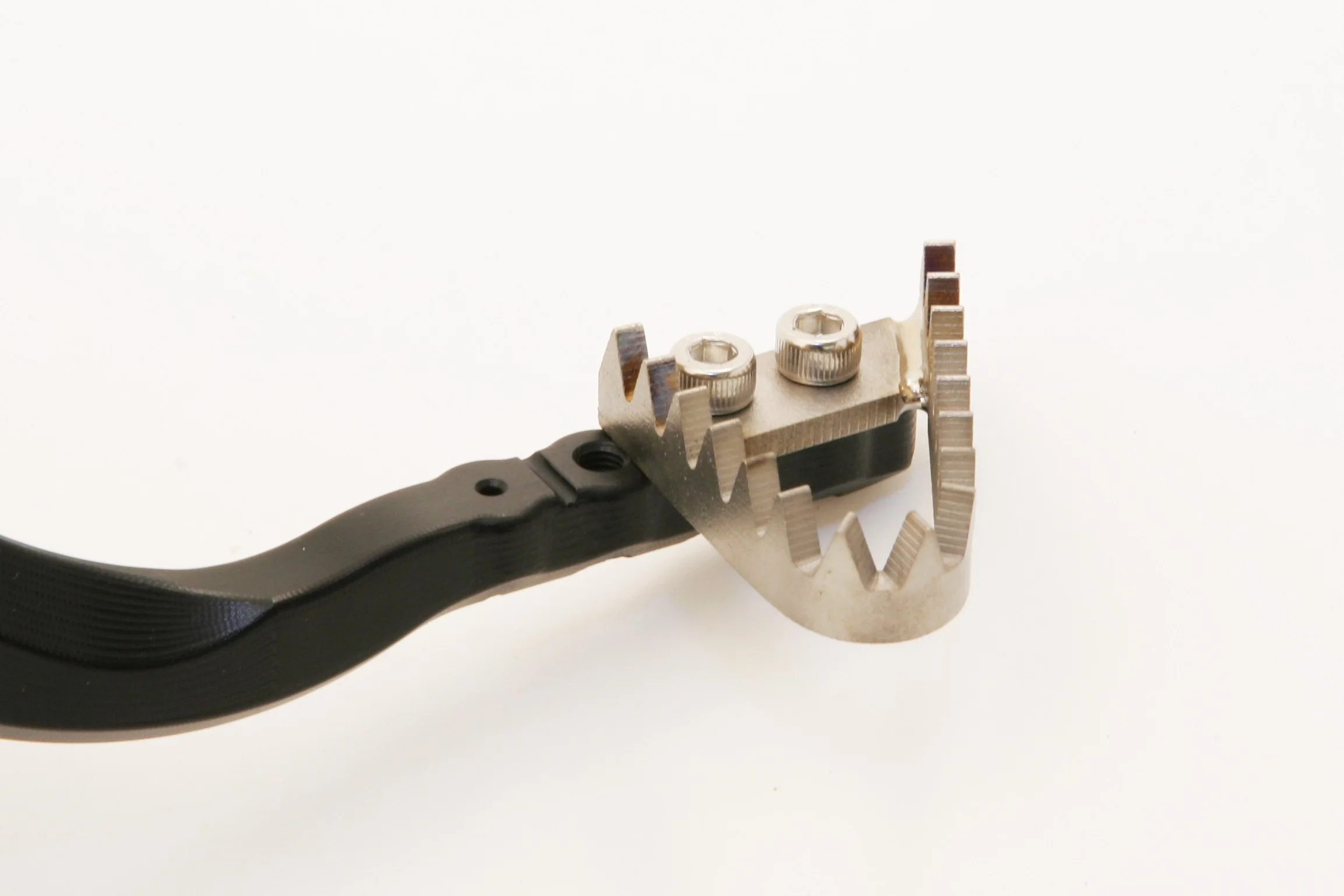 Hammerhead CNC Alloy Oil Slick Brake Pedal With Titanium Tip - Black Clevis