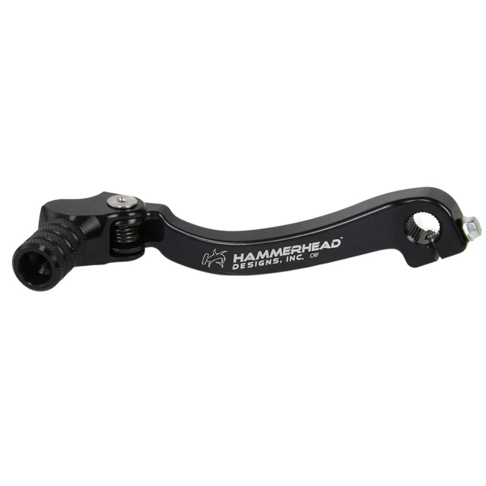 Hammerhead Yamaha Black Gear Lever With Customisable Knurled Tip WR 250 F 2001-2009 +10mm (boot size 11-12)