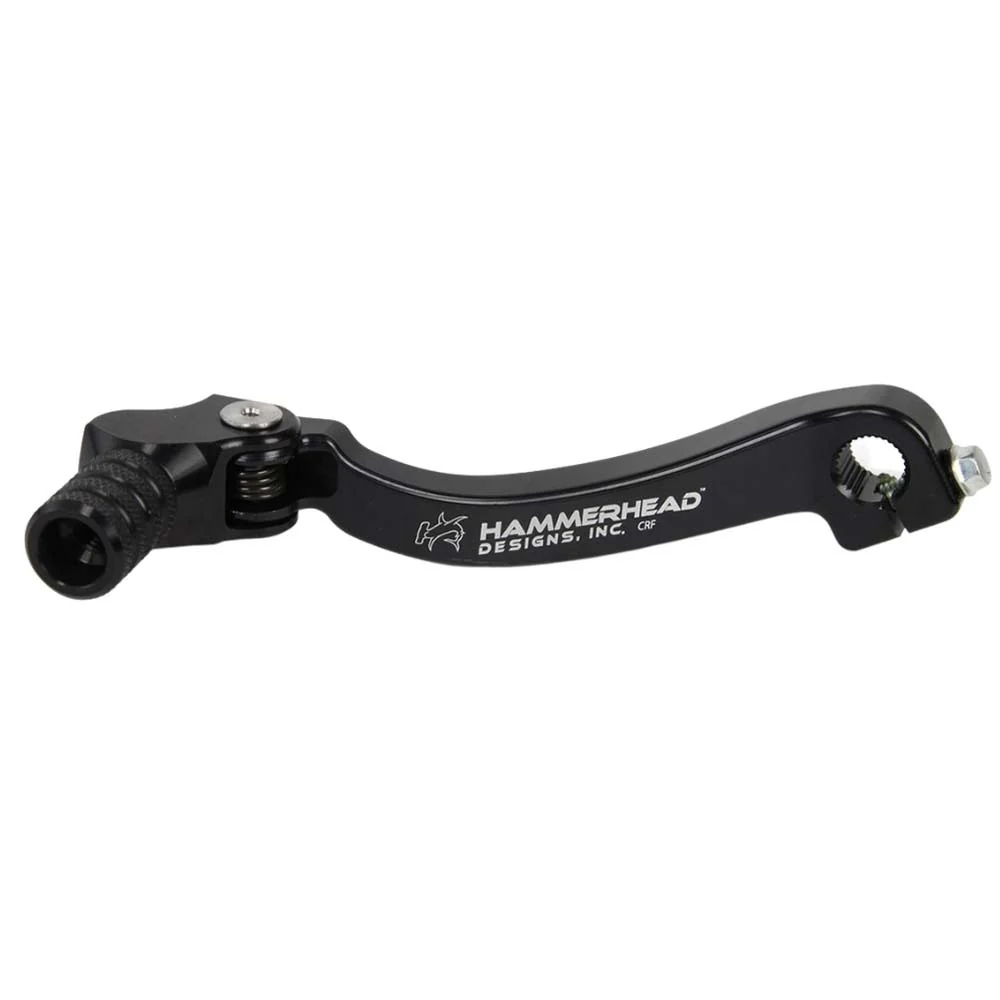 Hammerhead Yamaha Black Gear Lever With Customisable Knurled Tip WR 250 F 2001-2009 +15mm (boot size 13)