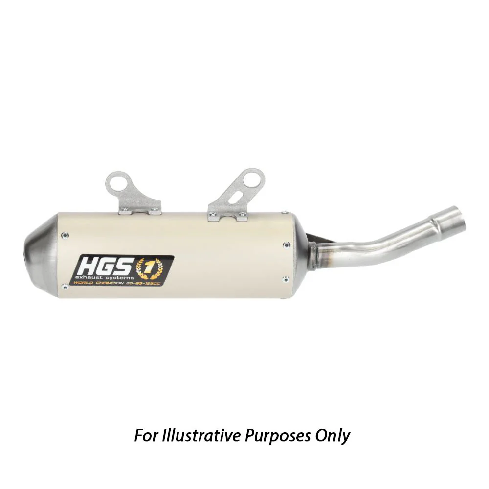 HGS 2 Stroke Round Silencer - Grey