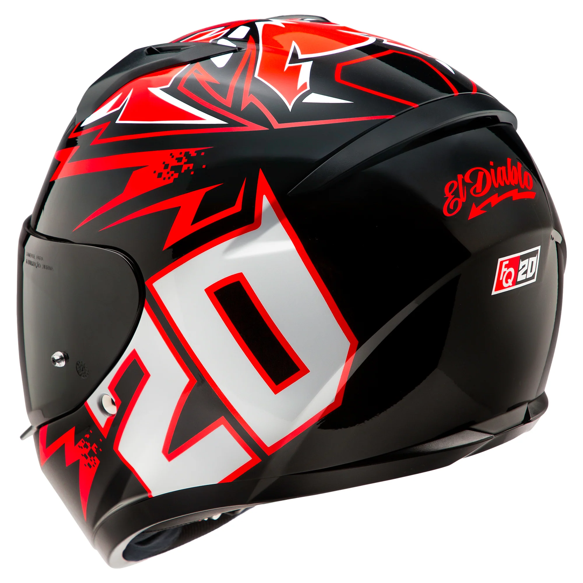 HJC C10 Helmet - Diablo Mask - Image 2