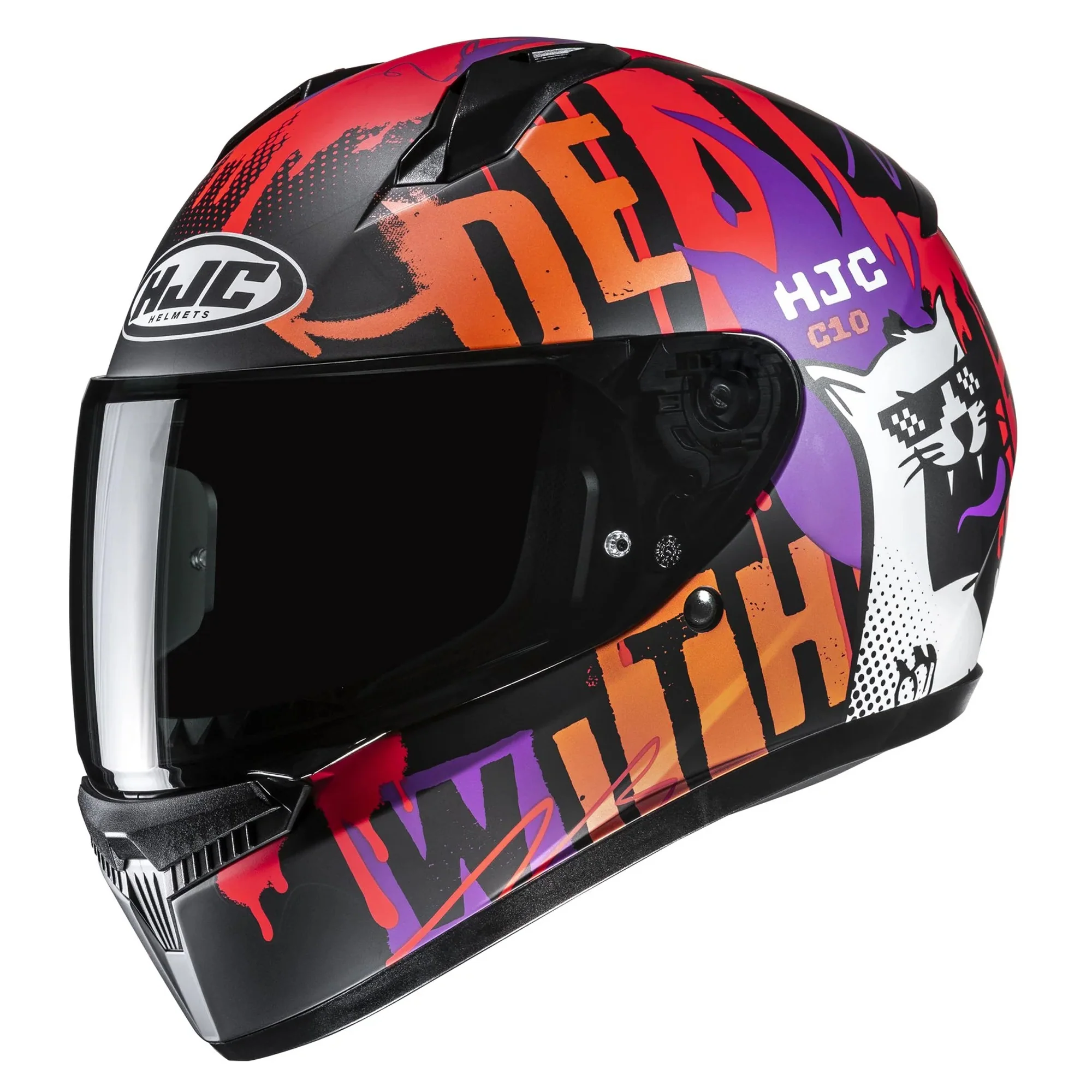 HJC C10 Helmet - Fop MC-7SF