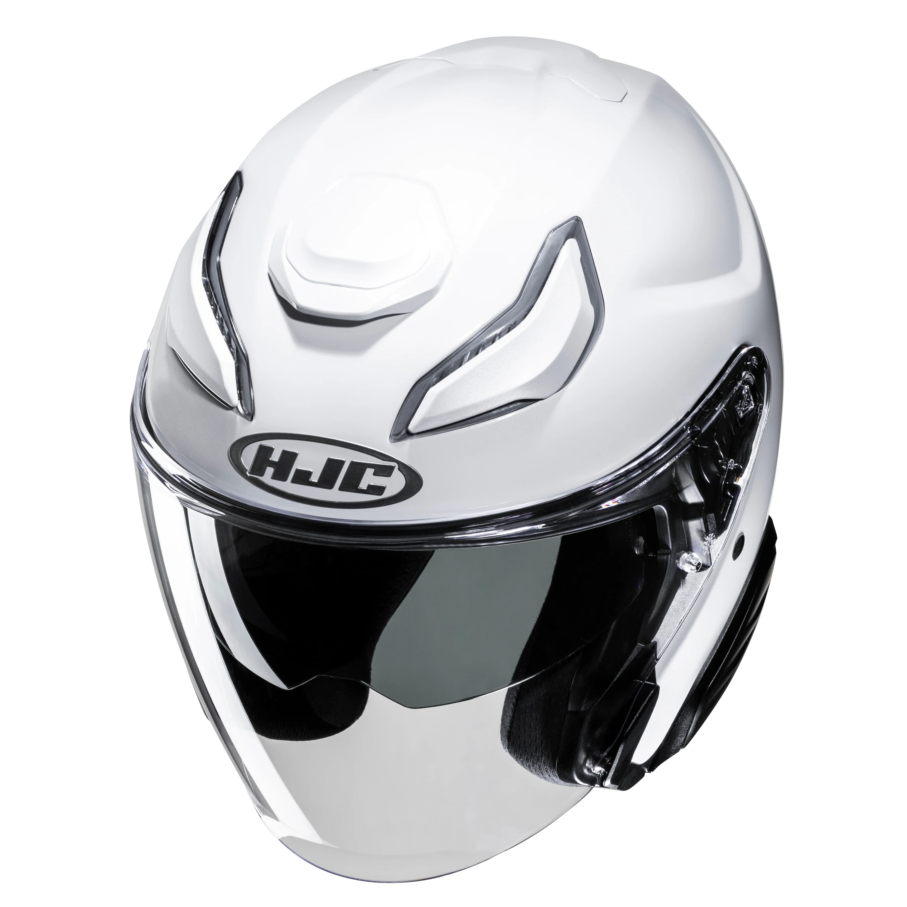 HJC F31 Helmet - Pearl White - Image 2