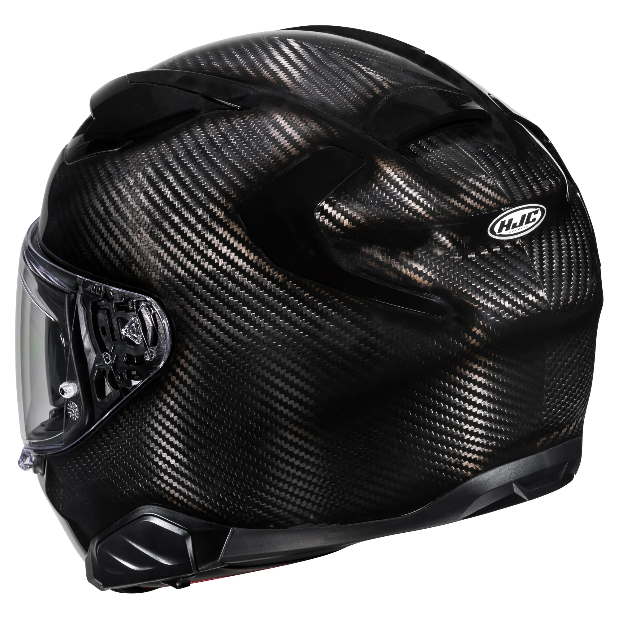 HJC F71 Helmet - Carbon Solid - Image 3