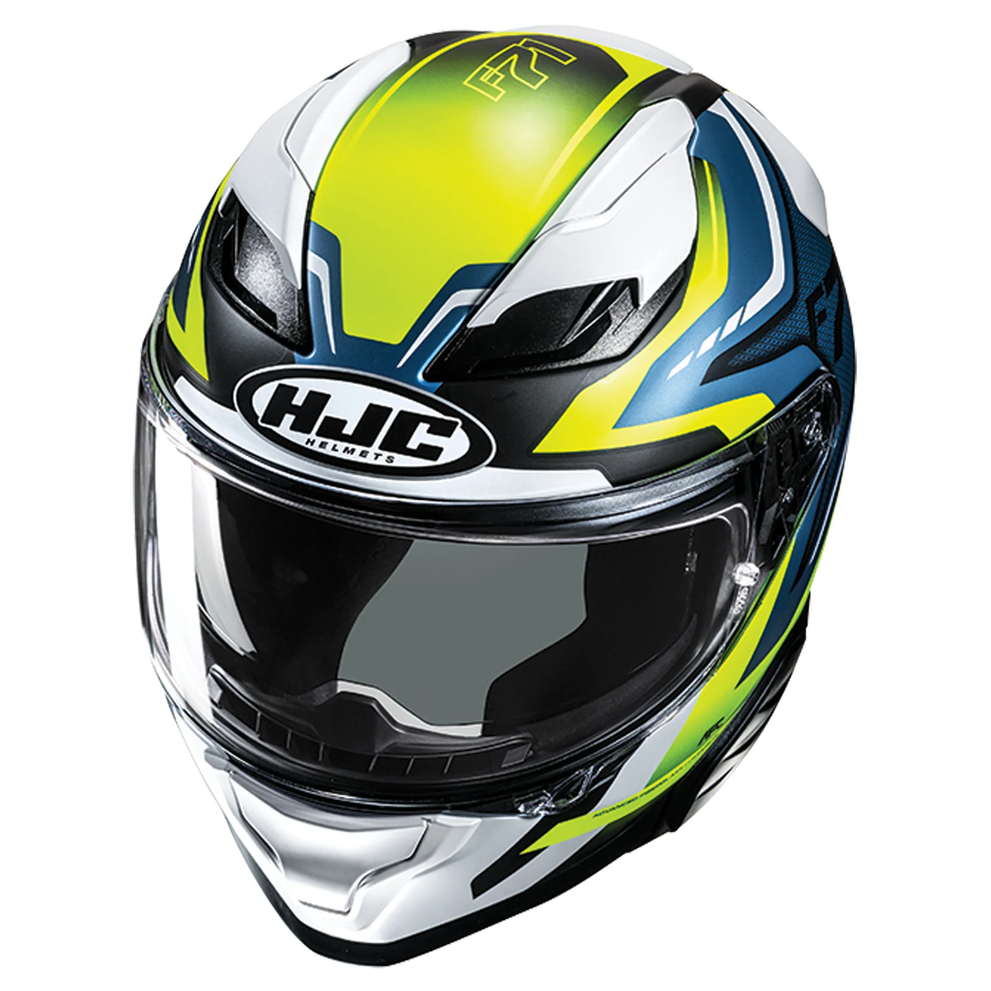 HJC F71 Fes MC-3HSF Helmet - Black / Yellow - Image 2