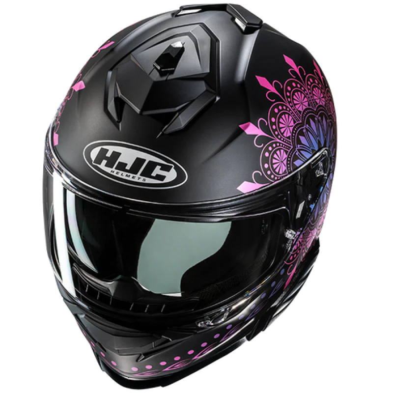 HJC i71 Helmet Niel MC-28SF - Black / Pink - Image 2