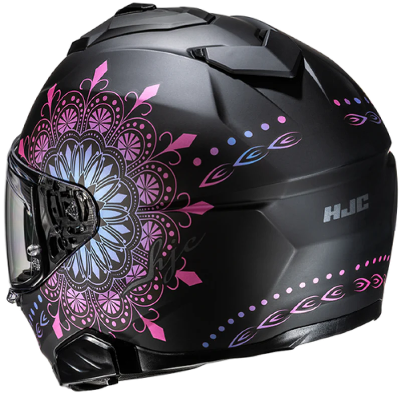 HJC i71 Helmet Niel MC-28SF - Black / Pink - Image 3