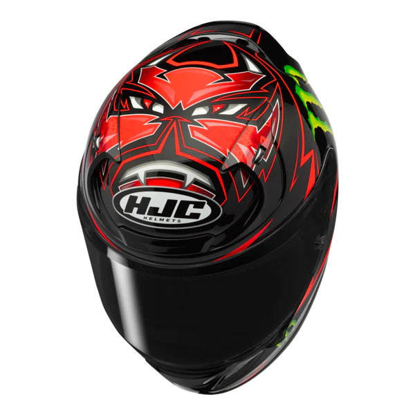 HJC RPHA 12 Helmet - Fabio Quartararo 20 Replica MC-1 - Image 2