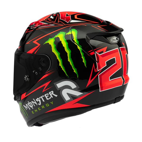 HJC RPHA 12 Helmet - Fabio Quartararo 20 Replica MC-1 - Image 4