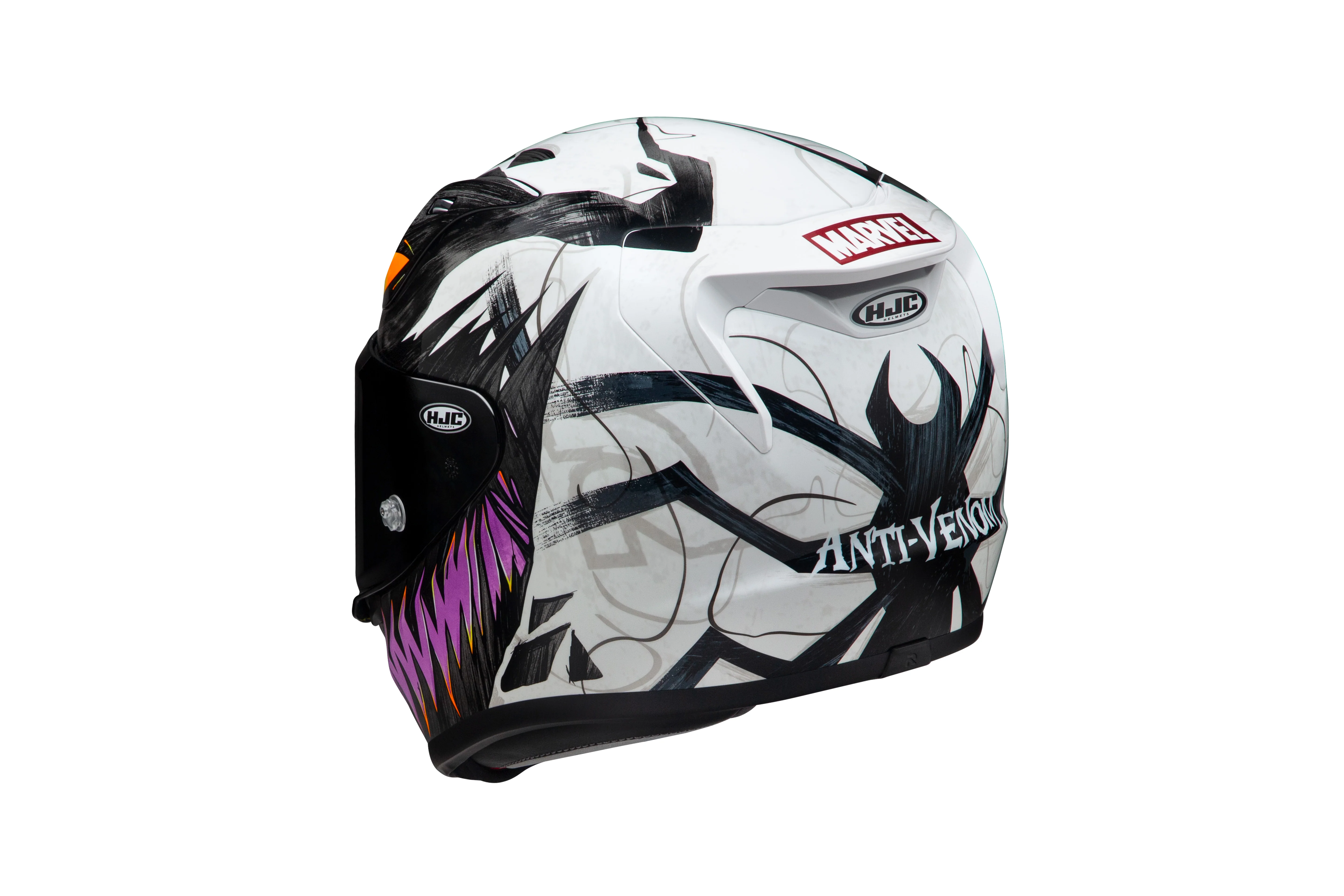HJC RPHA 12 Helmet - Anti Venom 2 Marvel MC-8 - Image 3