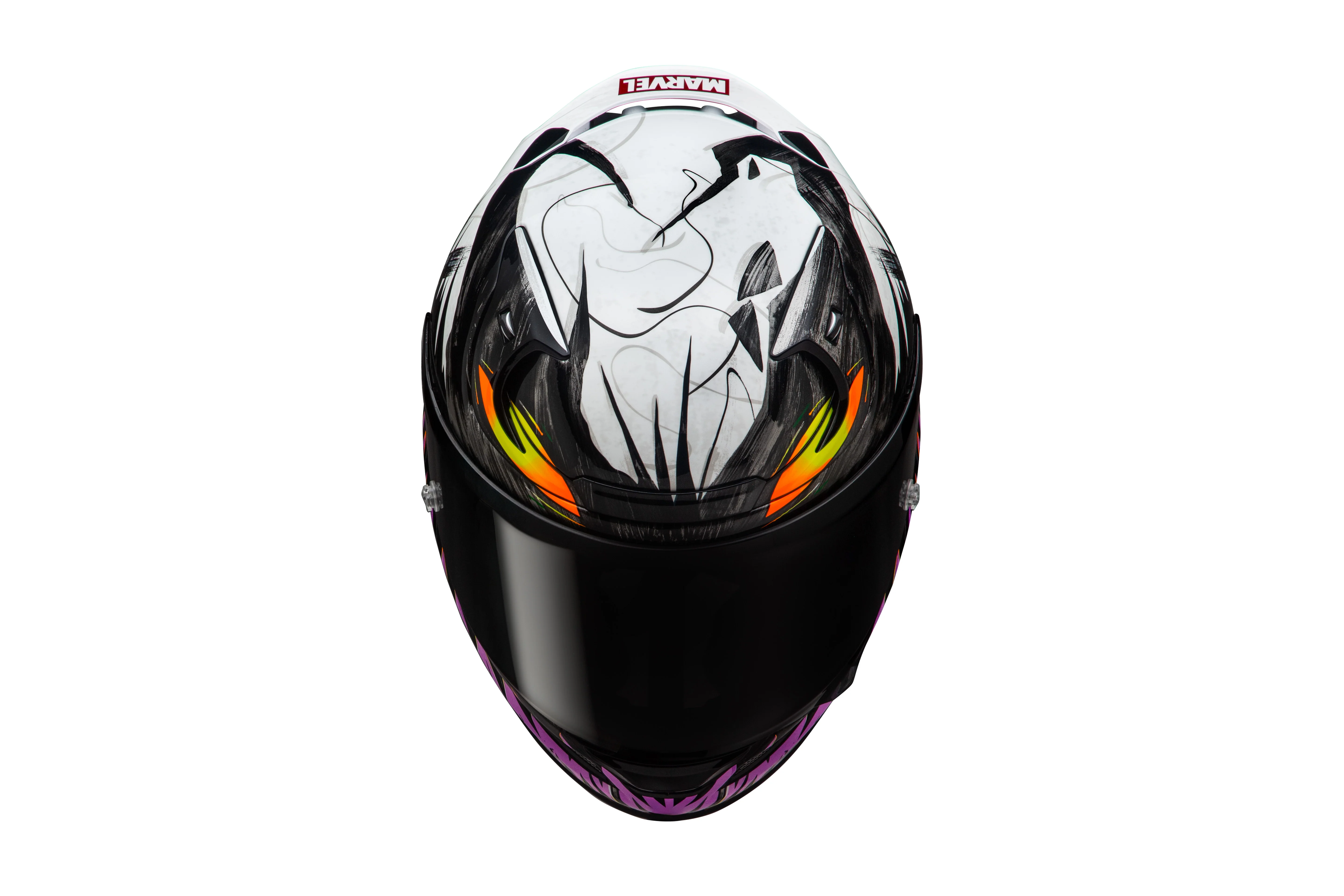 HJC RPHA 12 Helmet - Anti Venom 2 Marvel MC-8 - Image 4