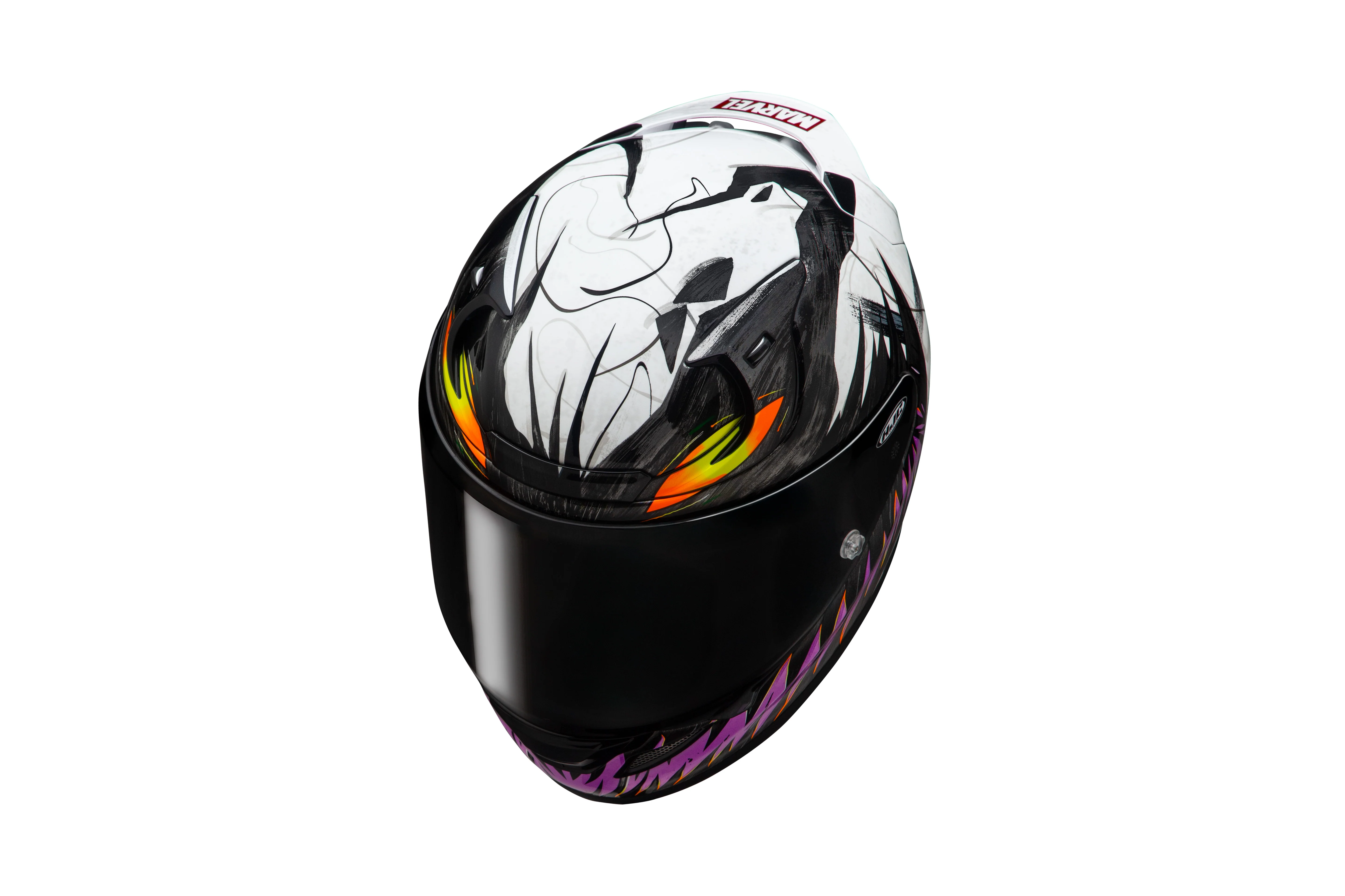 HJC RPHA 12 Helmet - Anti Venom 2 Marvel MC-8 - Image 5