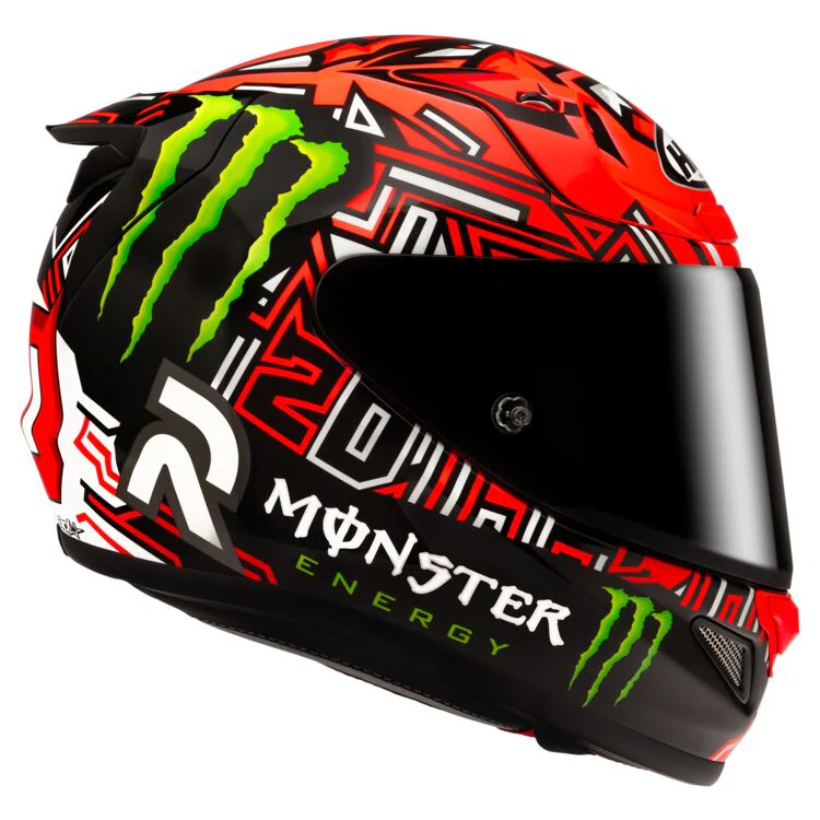 HJC RPHA 12 Helmet Quartararo Edition 2025 MC-1 - Black / Red - Image 2