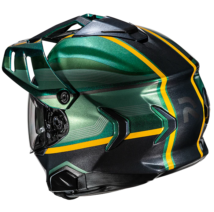 HJC RPHA 60 Adventure Helmet Arbre MC-4 - Black / Green - Image 3