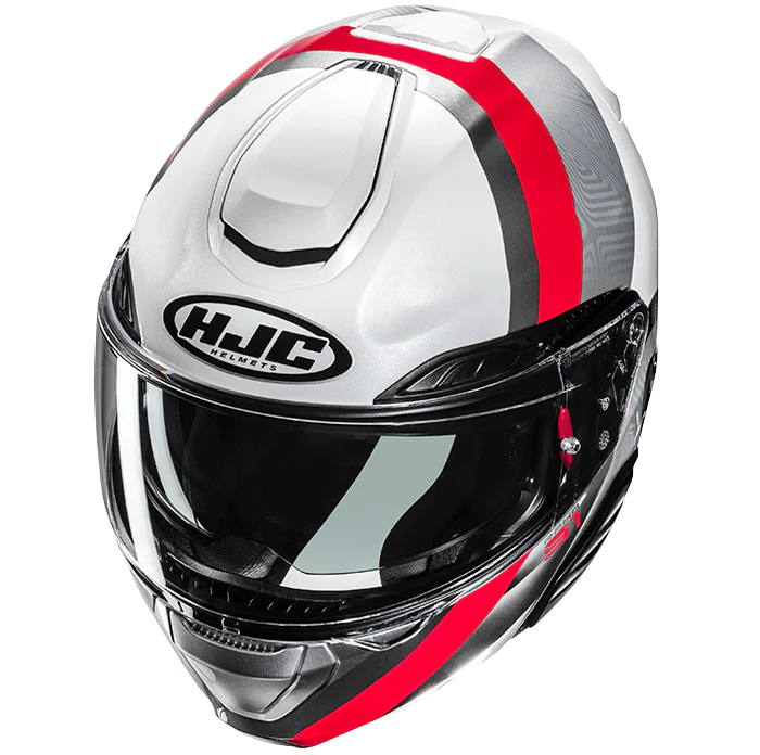 HJC RPHA 91 Modular Helmet Fensh MC-1 - Black / Red - Image 2