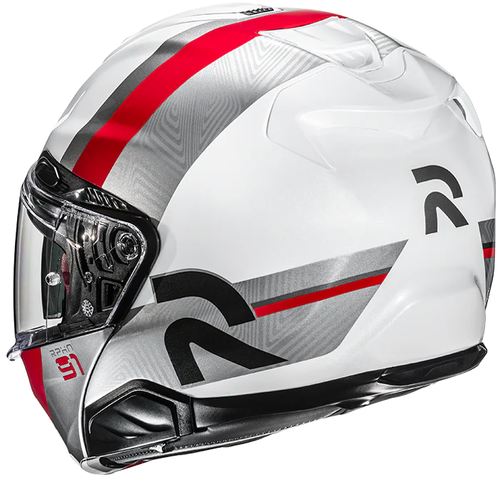 HJC RPHA 91 Modular Helmet Fensh MC-1 - Black / Red - Image 3