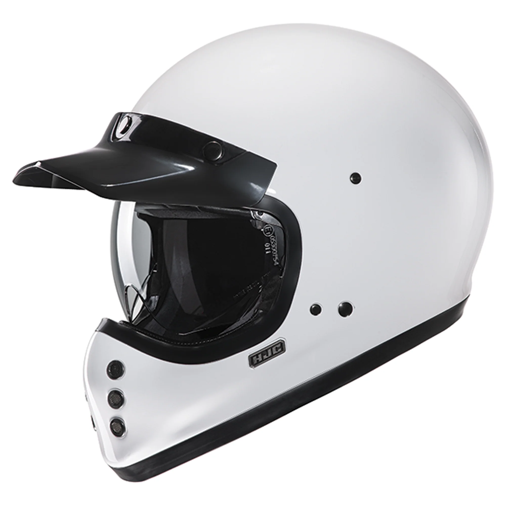 HJC V60 Helmet - White - Image 2