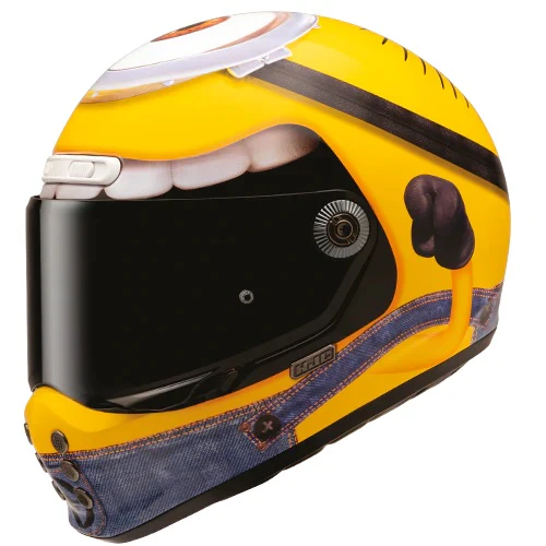 HJC V10 Stuart Minions Helmet - Yellow / Grey