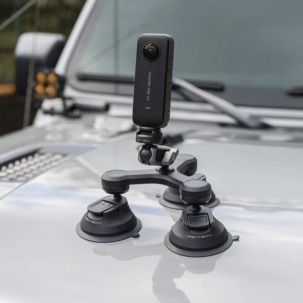 Pgytech Three-Arm Suction Mount - Image 2