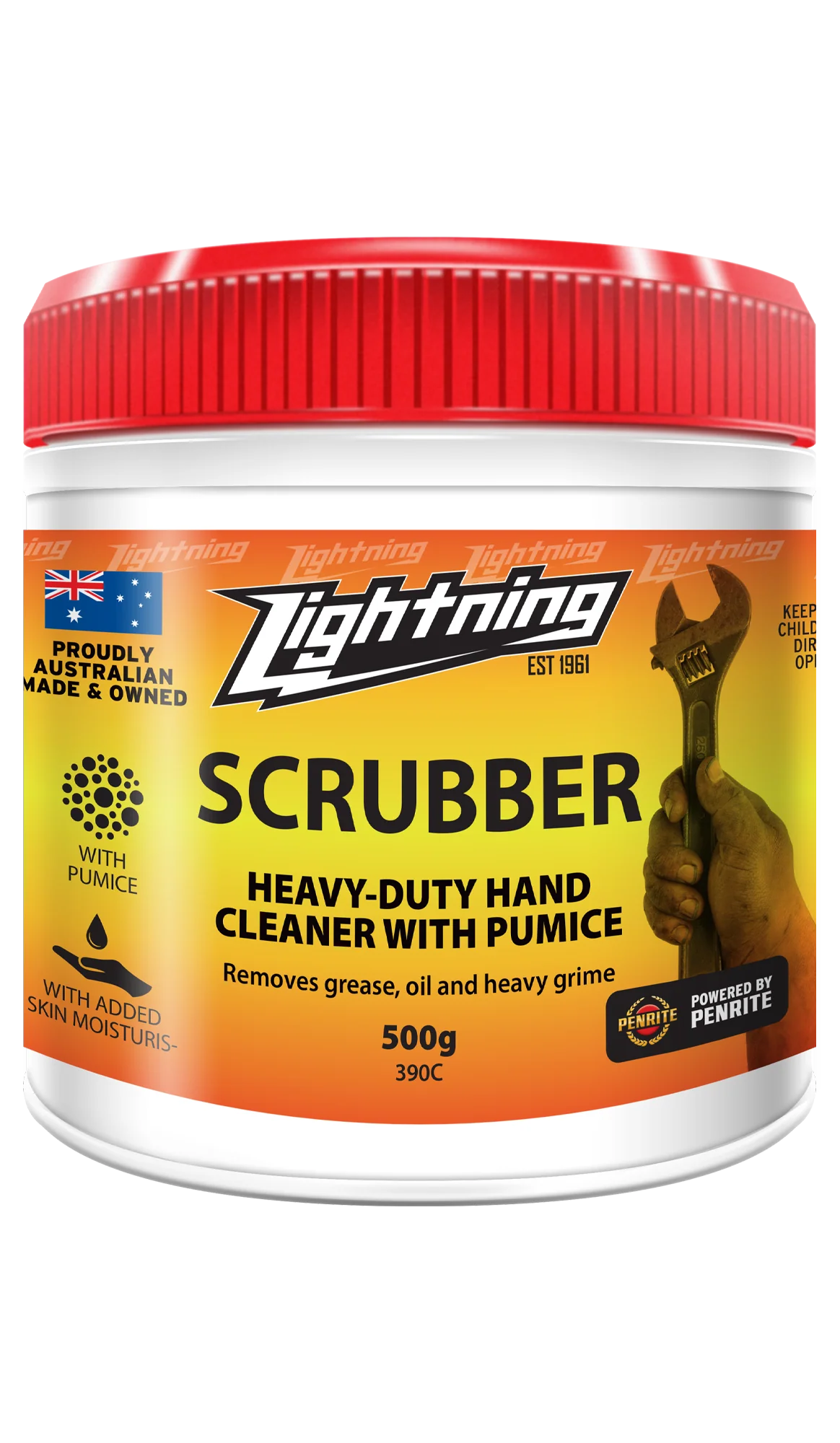 Lightning Hand Scrubber Cleaner - 500G
