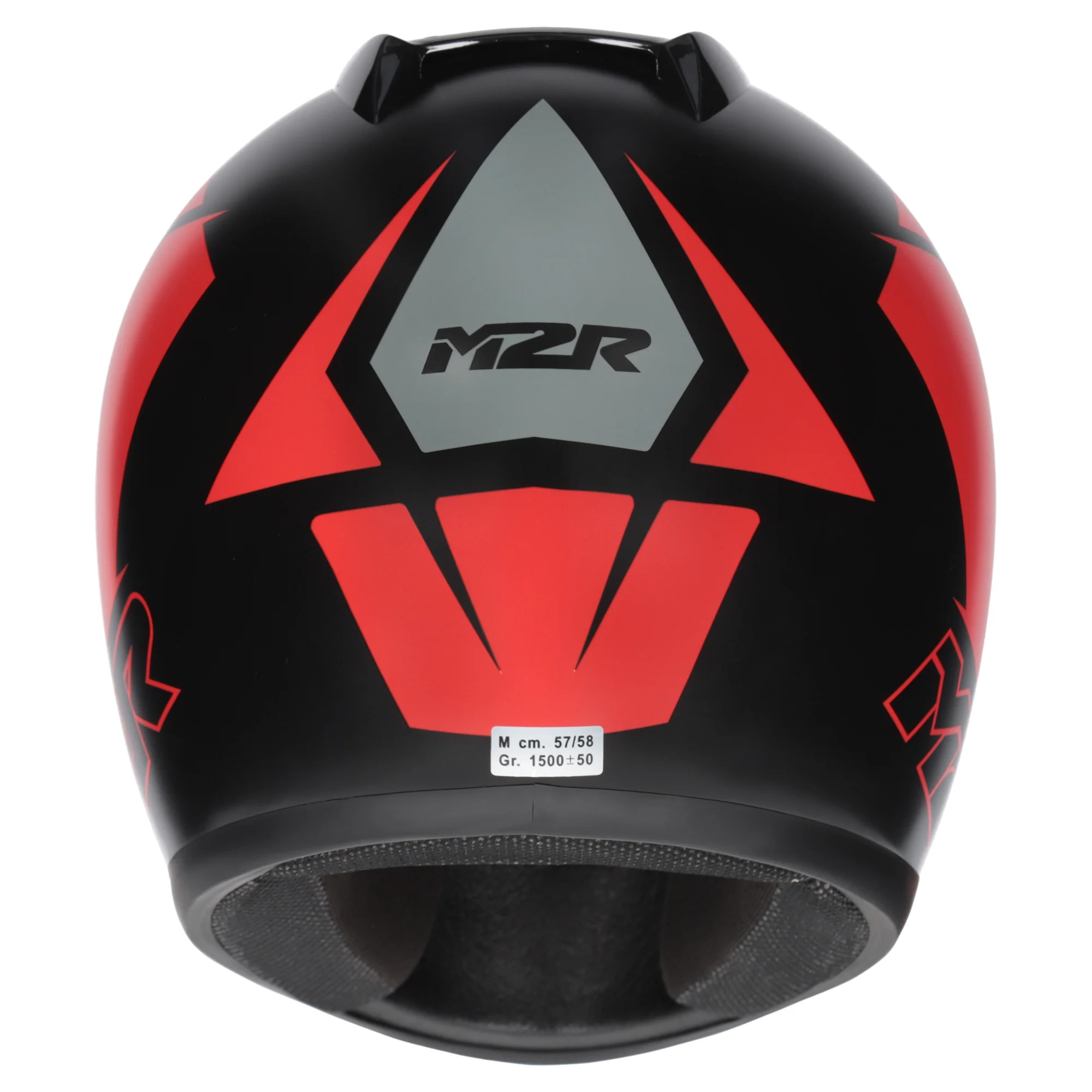 M2R M1 Helmet - Carve PC-1F Black Red - Image 4
