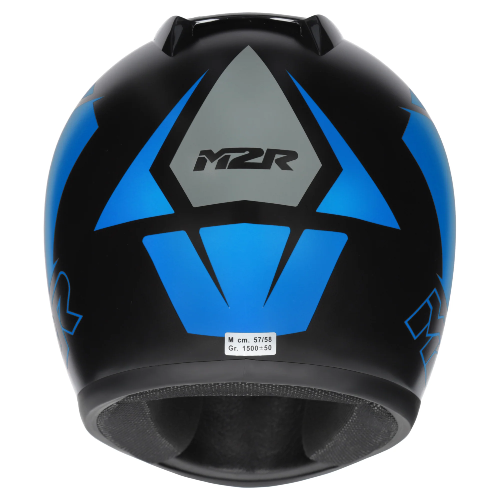 M2R M1 Helmet - Carve PC-2F Black Blue - Image 4