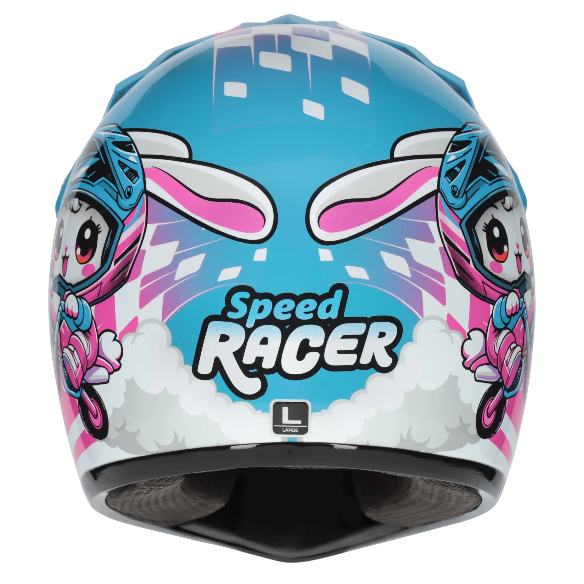 M2R MX2 Jr Helmet - Speed Racer Bunny PC-2 - Image 3