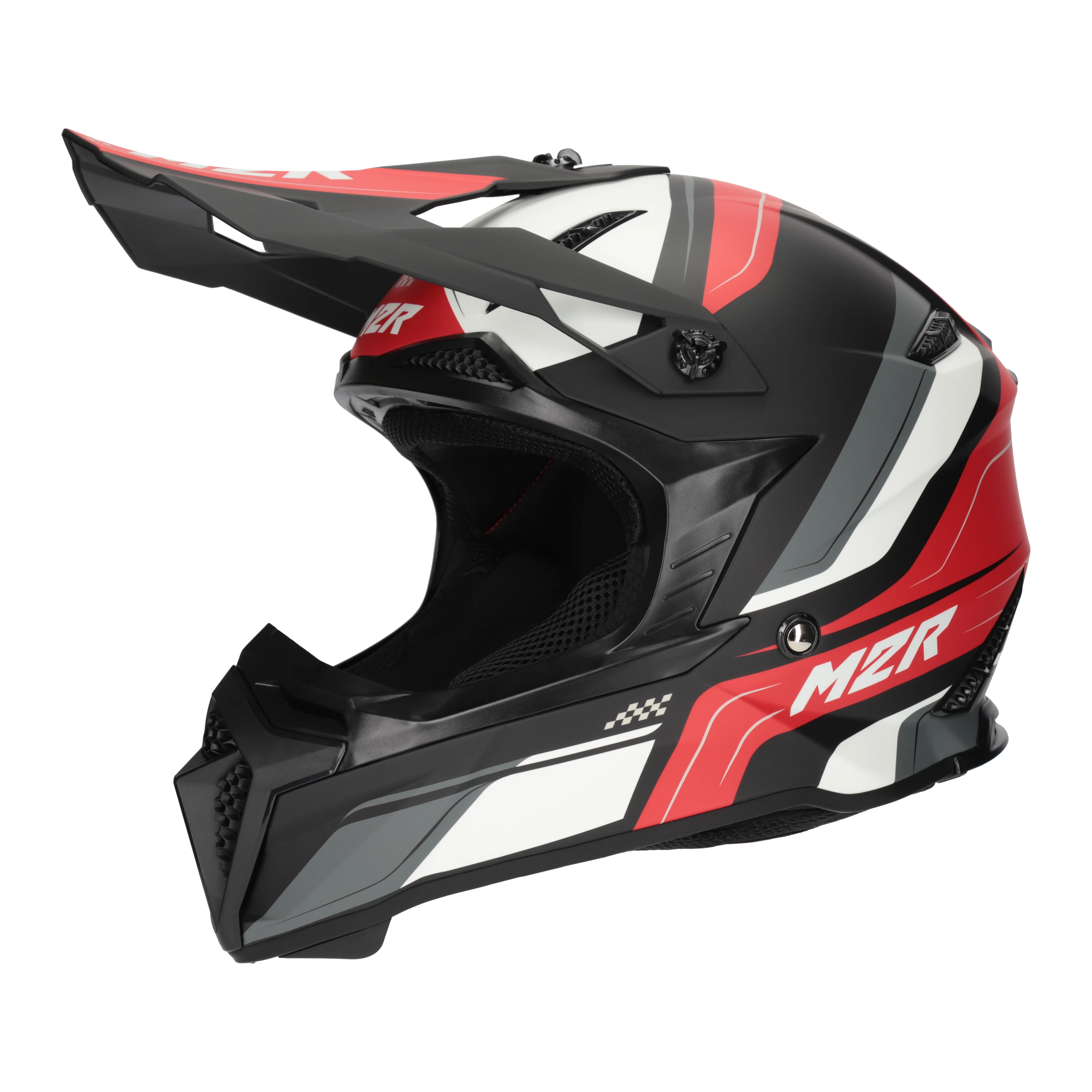 M2R X2.1 Pulse PC-1F Helmet - Red / Black