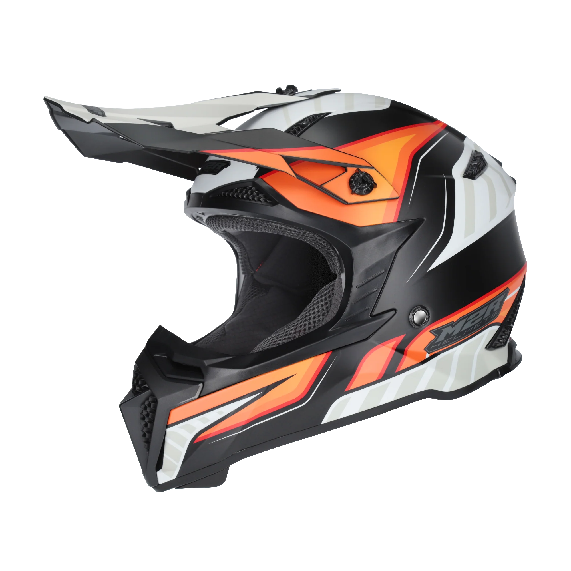 M2R X2.1 Torque PC-8F Helmet - Black / Orange