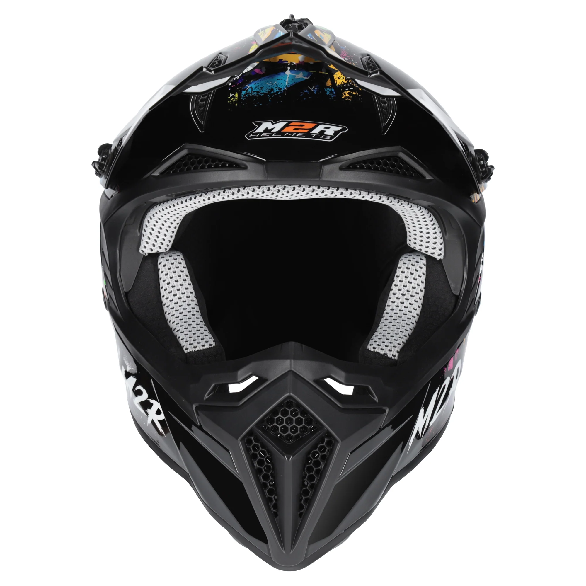 M2R X2.1 Youth Helmet - Emoji PC-10 - Image 2