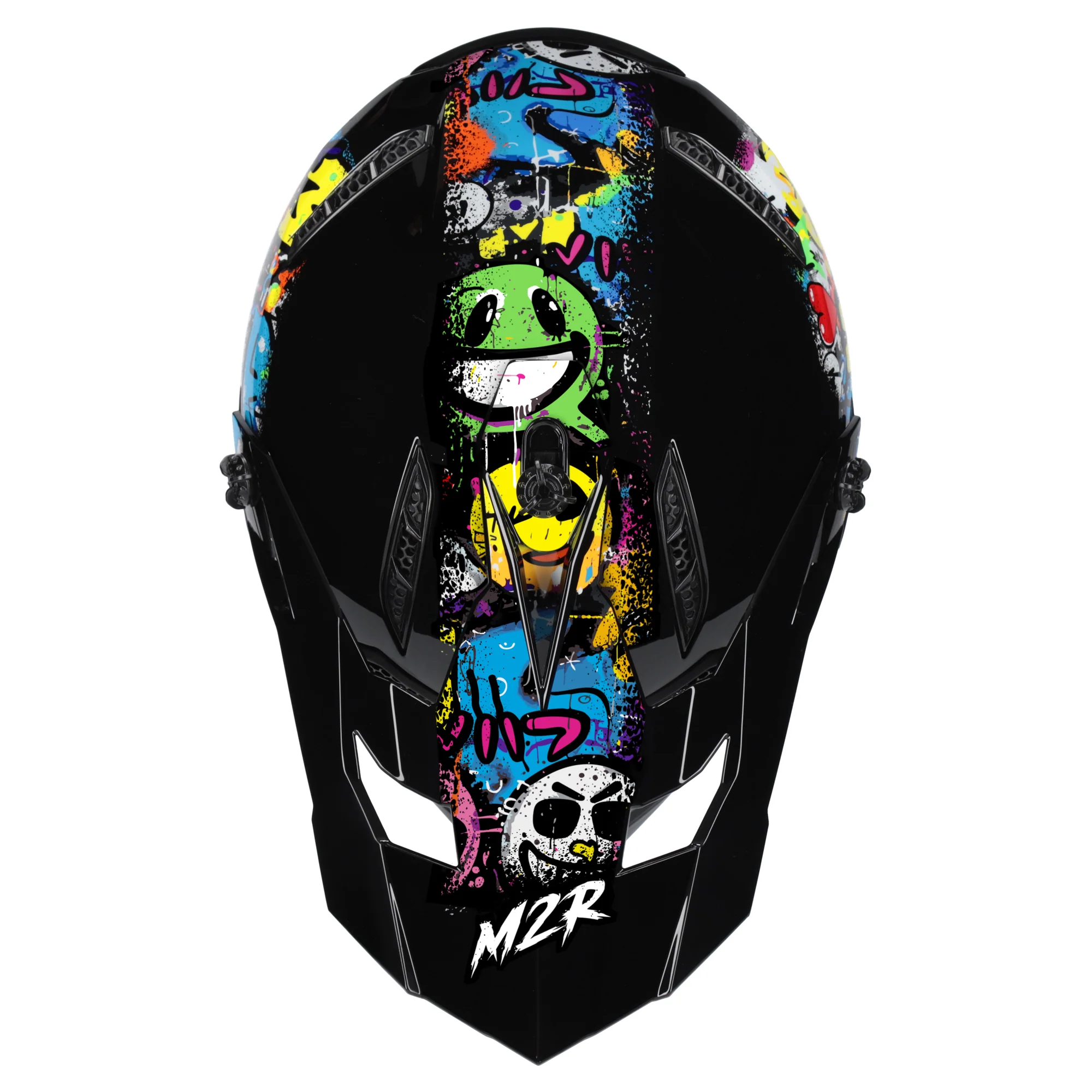 M2R X2.1 Youth Helmet - Emoji PC-10 - Image 5