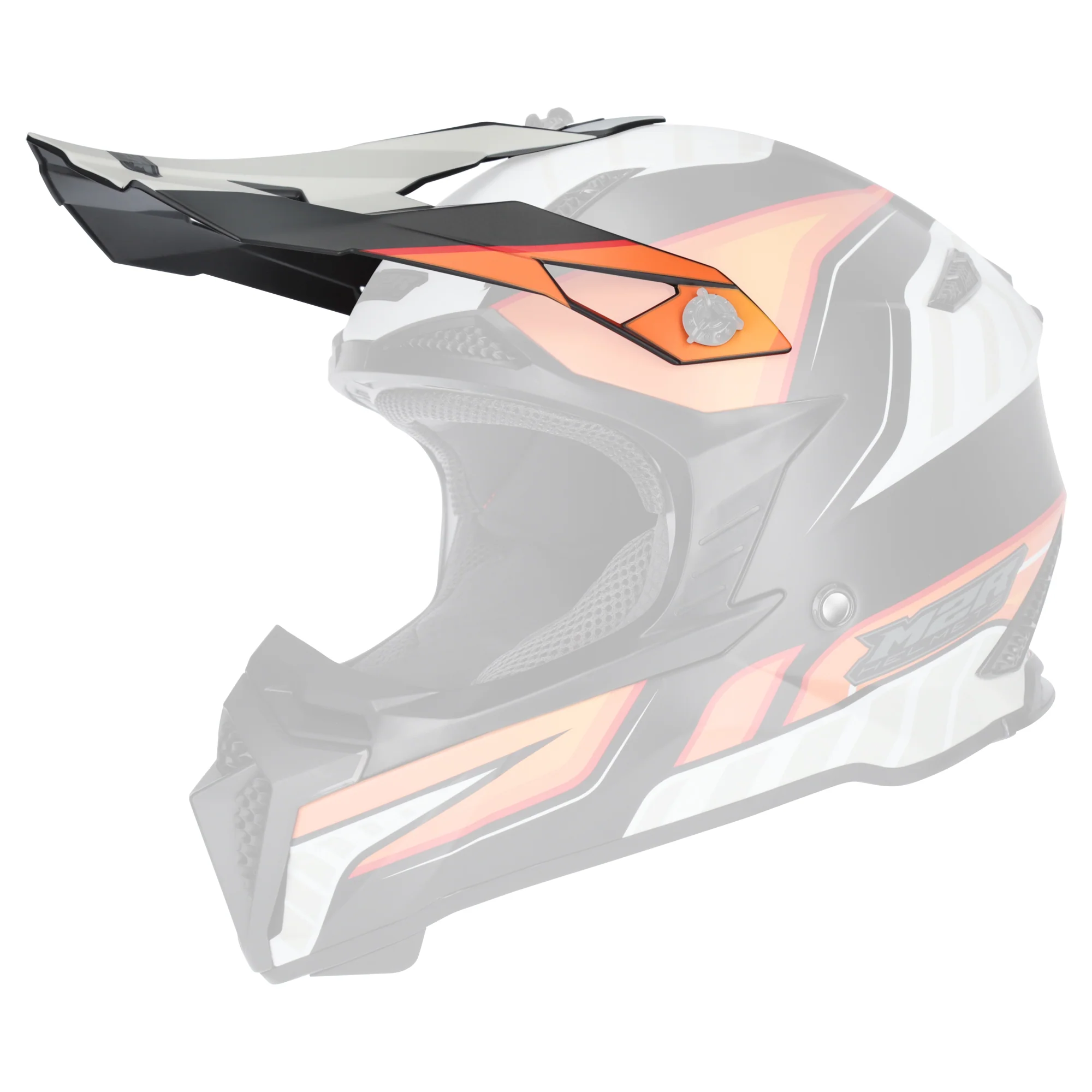 M2R X2.1 Youth Peak Torque PC-8F - Black / Orange