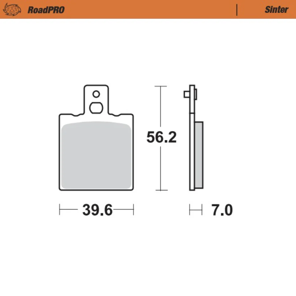 Moto-Master Sintered Rear Brake Pads