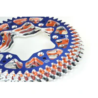 Moto-Master 7075 Aluminium Rear Sprocket - Black - Image 2