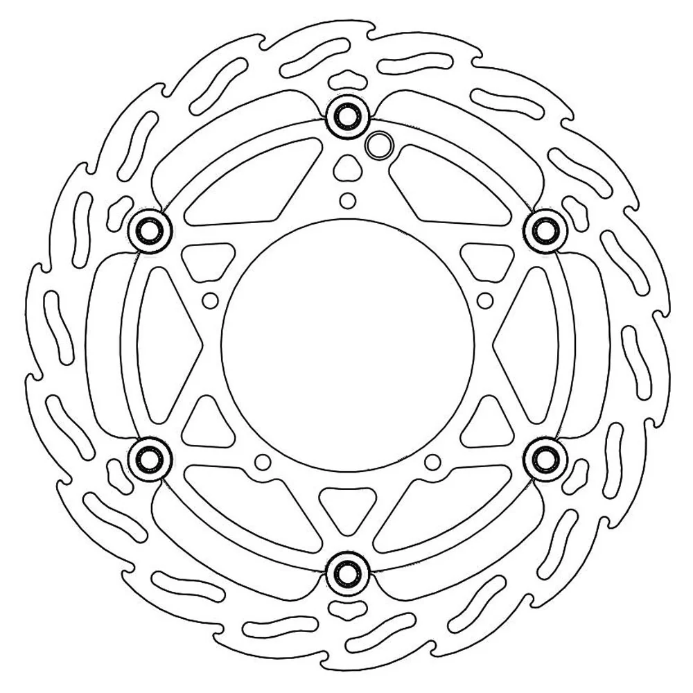 Moto-Master Front Flame Floating Disc - 270mm