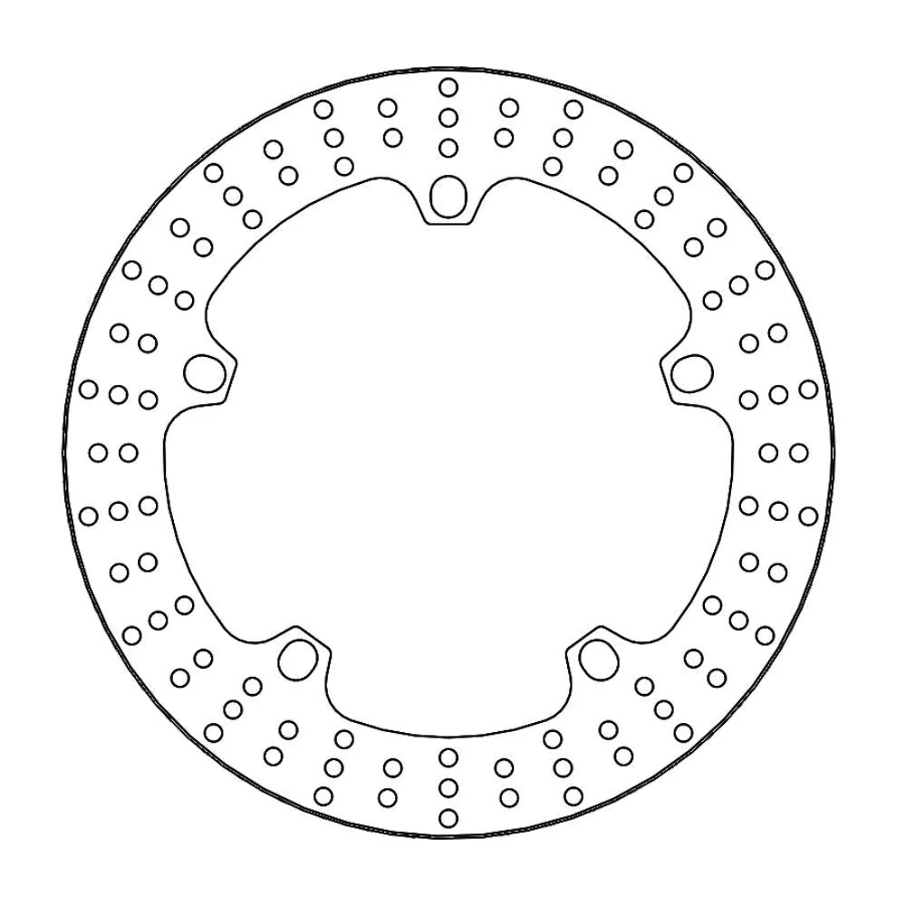 Moto-Master Streetbike Left Front Halo Fixed Disc