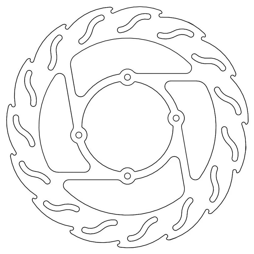 Moto-Master Front Steel Flame Floating Disc - 260mm