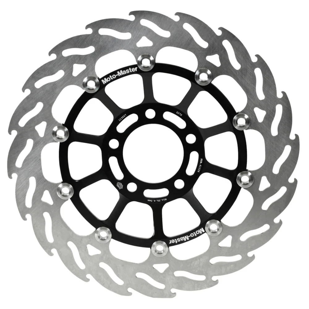 Moto-Master Streetbike Right Front Flame Fixed Disc