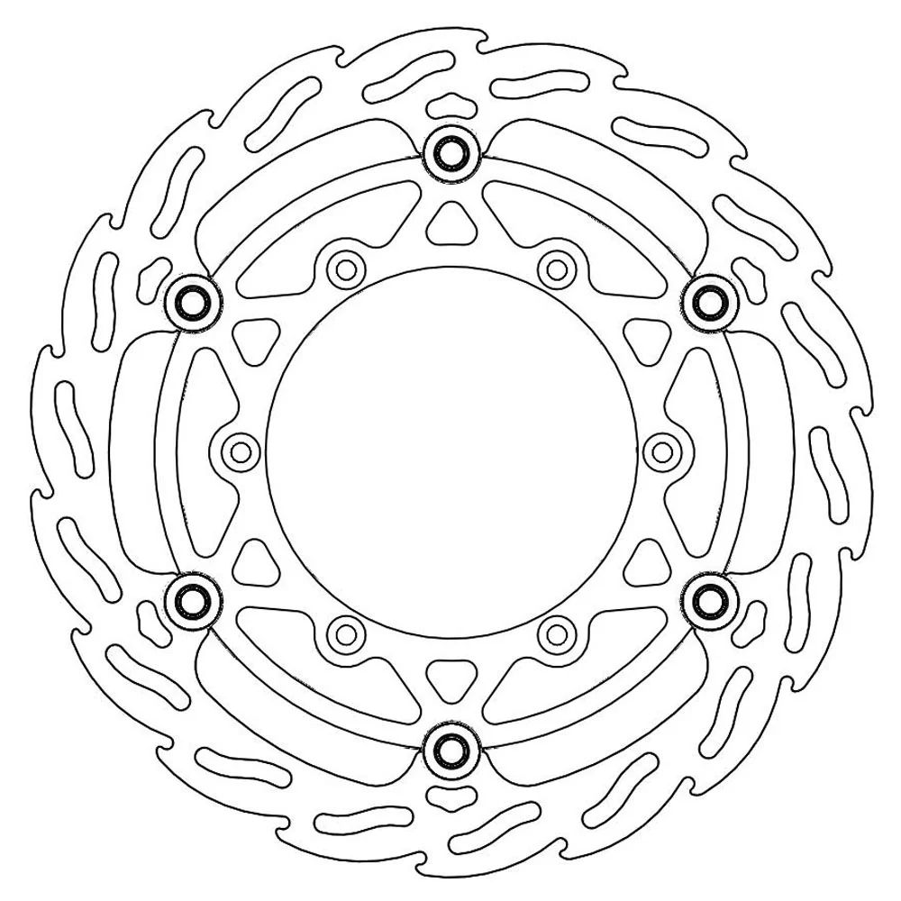 Moto-Master Front Flame Floating Disc - 270mm