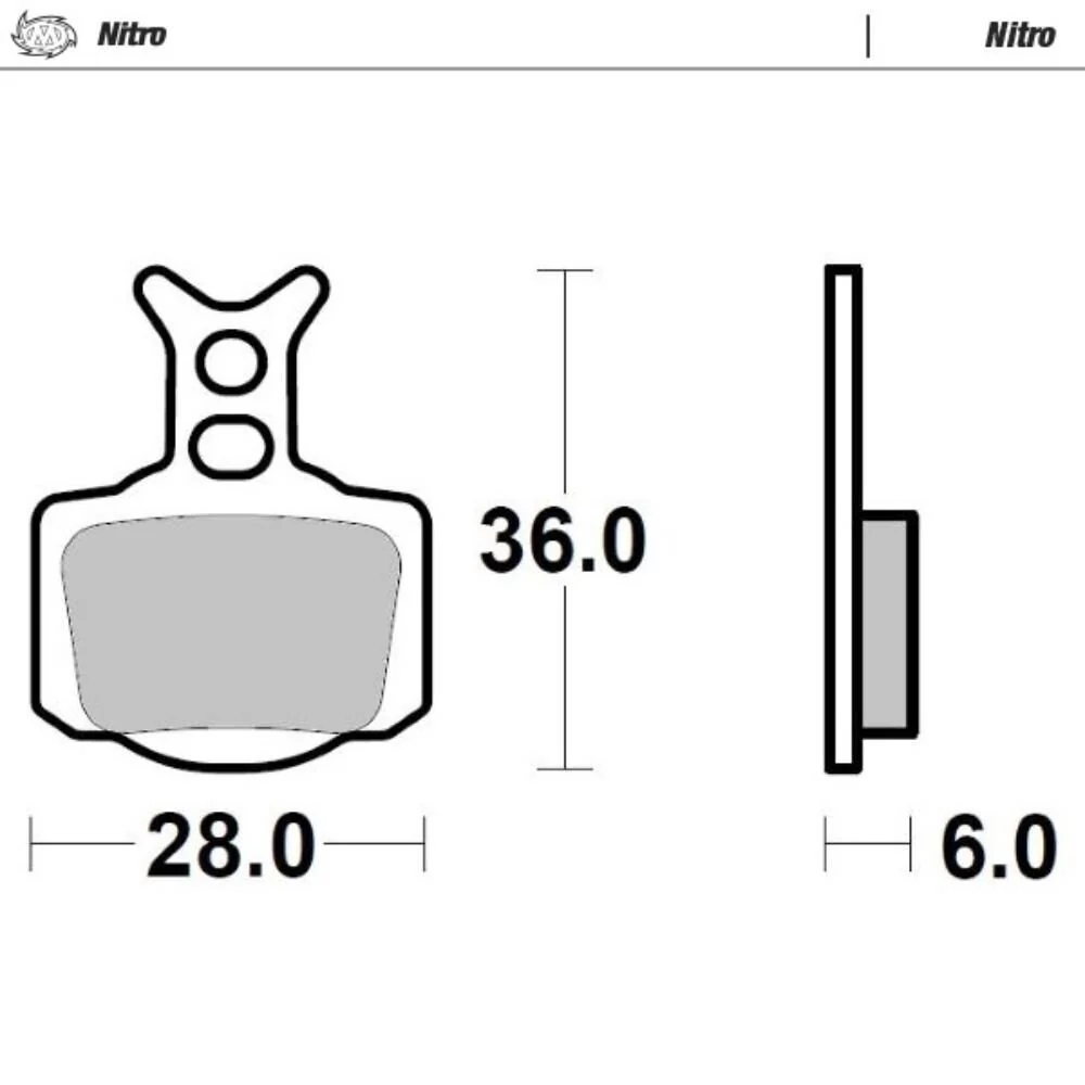 Moto-Master Nitro Front Brake Pads